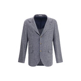 Brunello Cucinelli Blue Wool Blazer