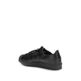 Y-3 Black Calf Leather Bos Taurus Sneakers