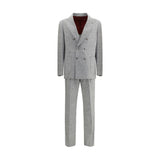 Brunello Cucinelli Gray Wool Two-Piece Suit