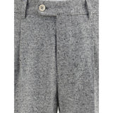 Brunello Cucinelli Gray Wool Two-Piece Suit