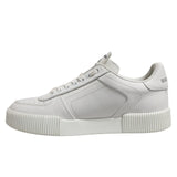 Dolce & Gabbana White Miami Leather Low Top Men Sneakers Shoes