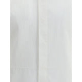 Finamore White Cotton Dress Shirt
