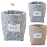 Creative Desktop Planter with Vintage Design (Felt)