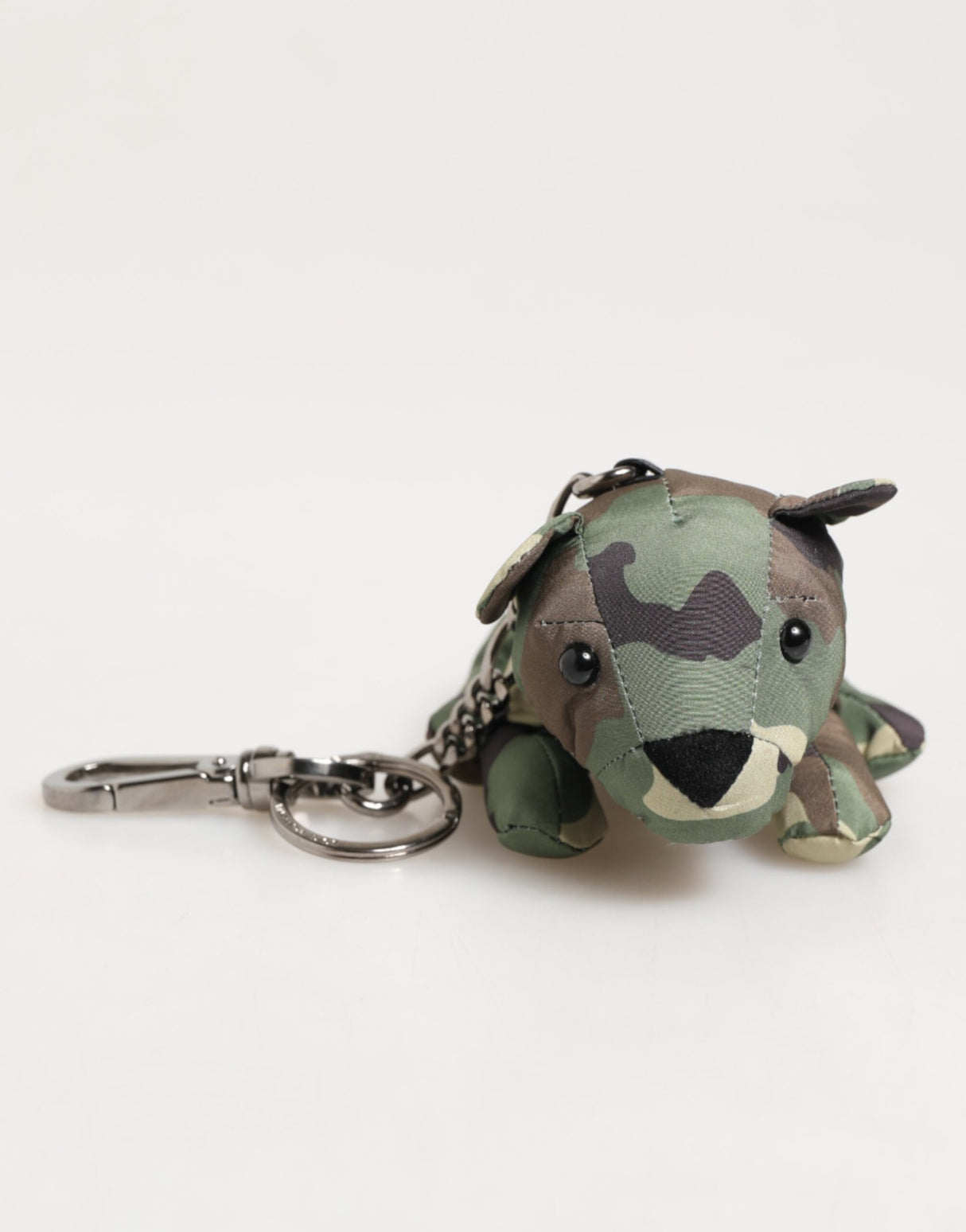Dolce & Gabbana Multicolor Camouflage Animal Silhouette Keychain Keyring