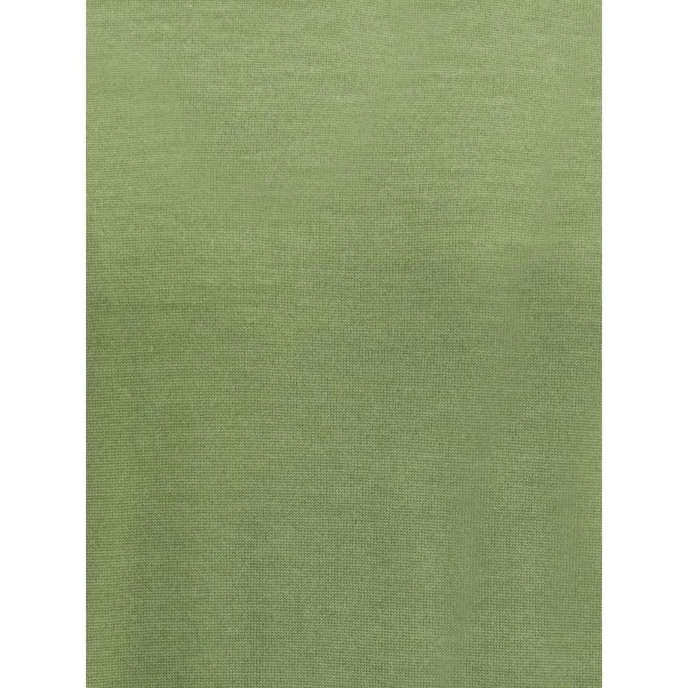 Saint Laurent Bicolor Wool Turtleneck