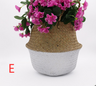 Handcrafted Woven Seagrass Basket and Planter