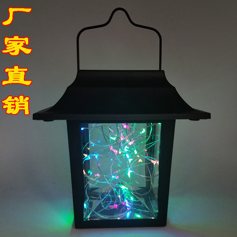 Outdoor LED Solar Starry Sky Lantern for Garden Decor
