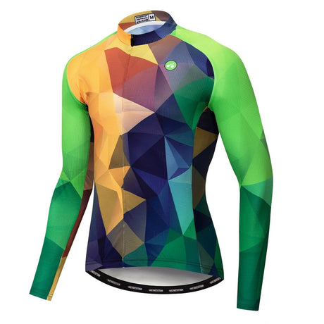 Customizable Men's Long Sleeve Cycling Jersey