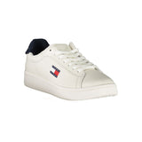 Tommy Hilfiger Bianco Polyurethane Women Sneaker