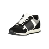 Tommy Hilfiger Black Polyurethane Men Sneaker