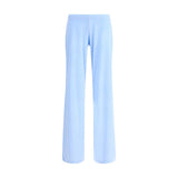 Balenciaga Light Blue Triacetate Casual Pants