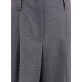 P.A.R.O.S.H. Gray Elastane Casual Pants