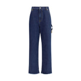 Darkpark Blue Cotton Jeans Denim