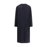 Lardini Black Cashmere Coat