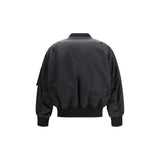 Saint Laurent Black Polyamide Bomber