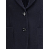 Lardini Blue Wool Blazer