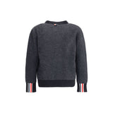 Thom Browne Black Fleece Wool Cardigan