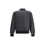 Dolce & Gabbana Gray Cotton Bomber