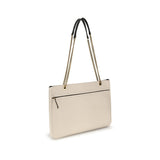 Valentino Garavani Cream Calf Leather Bos Taurus Shoulder Bag