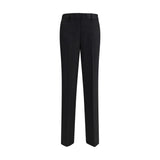 Lardini Black Wool Dress Pants
