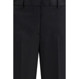 Lardini Black Wool Dress Pants