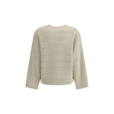Brunello Cucinelli White Cashmere Cashmere Sweater