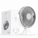 Portable USB Camping Fan - 6-Inch Desk & Hanging Use