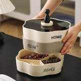 Elegant Multi-Layer Rotating Snack Organizer Tray
