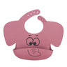 Baby Silicone Elephant Printed Bibs and Sucker Plates Set