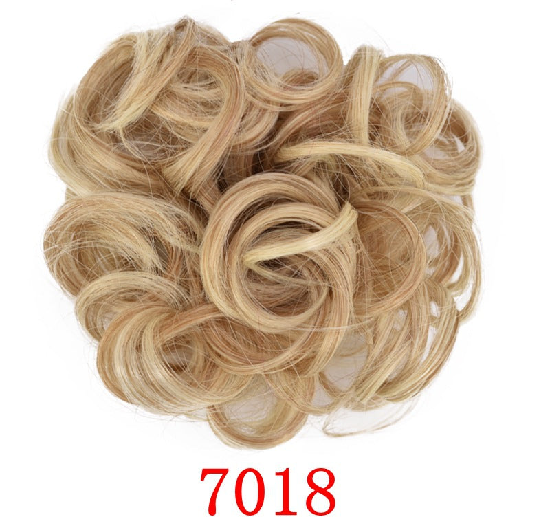 Rubber Band Hair Ring for Bud Hairstyles