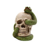 Day of the Dead Green Snake Head Home Decor Ornament