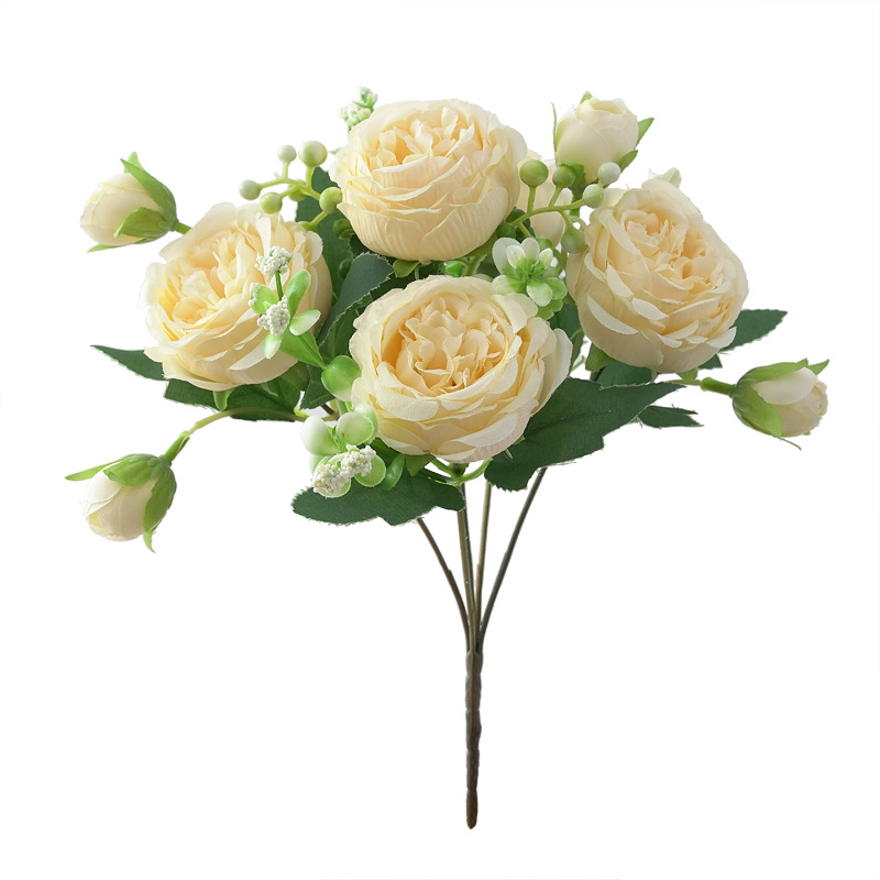 Artificial Rose Bouquet for Home Decoration (1pc)