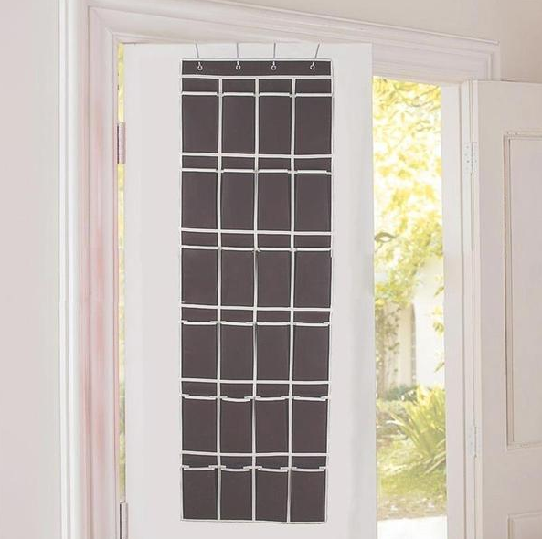 4-Grid Wall-Mounted Fabric Storage Organizer