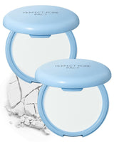 THESAEM Saemmul Perfect Pore Pact - Sebum Control Makeup Pressed Powder Pact Pore Minimization Plant-Based Setting Finishing Powder to Absorb Sweat and Prevent Clumps with Mirror & Puff 12g 2 Pack