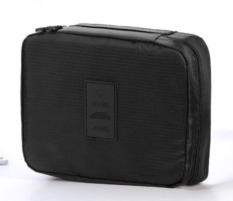 Pink Travel Pouch and Toiletry Organizer Bag Set