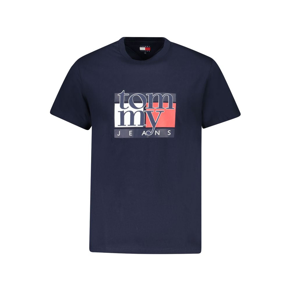 Tommy Hilfiger Blue Cotton Men's T-Shirt