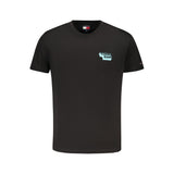 Tommy Hilfiger Black Cotton Men's T-Shirt