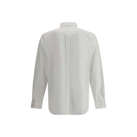 Saint Laurent White Cotton Dress Shirt