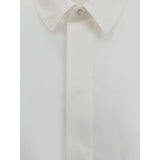Saint Laurent White Cotton Dress Shirt