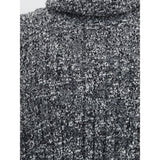 Dolce & Gabbana Gray Fleece Wool Turtleneck