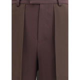 Undercover Brown Acetate Casual Pants