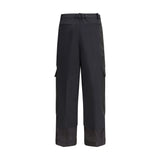 Undercover Black Polyester Cargo Pants