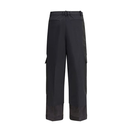 Undercover Black Polyester Cargo Pants