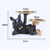 Bulldog Storage Ornament for Office Desktop Decoration