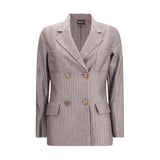 Giorgio Armani Brown Cashmere Blazer
