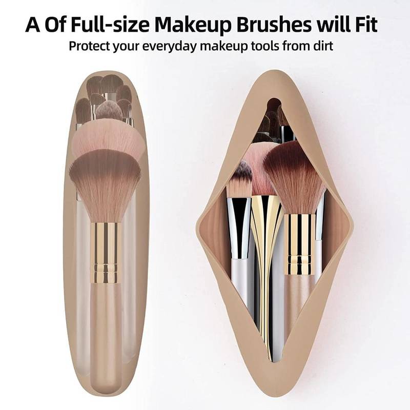 Portable Silicone Makeup Brush Holder - Fashionable Organizer