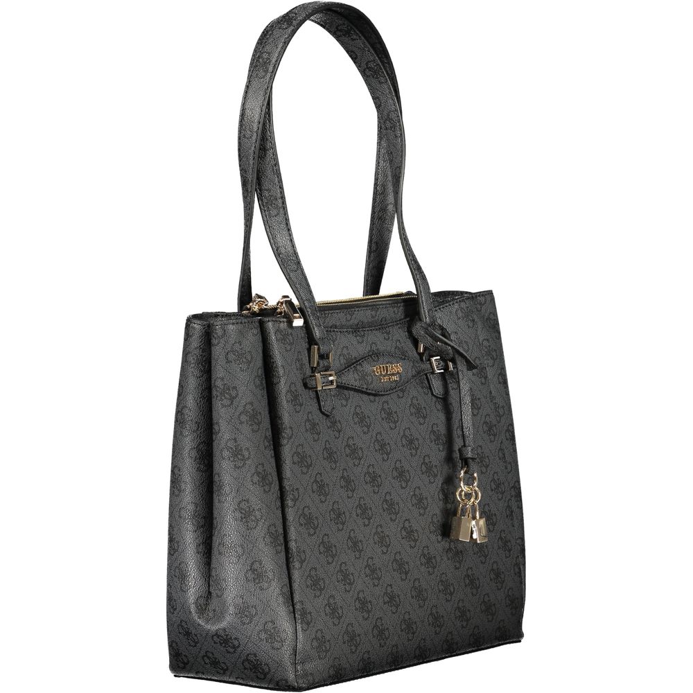 Guess Jeans Nero Polyurethane Women Handbag