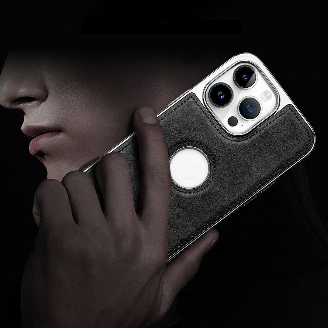 Premium Leather Stand Phone Case