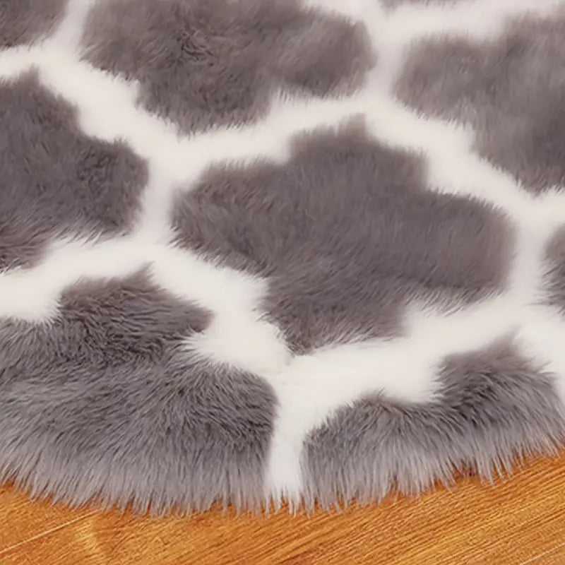 Round Anti-Sheepskin Carpet Cushion for Home 31.5in