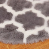 Round Anti-Sheepskin Carpet Cushion for Home 31.5in